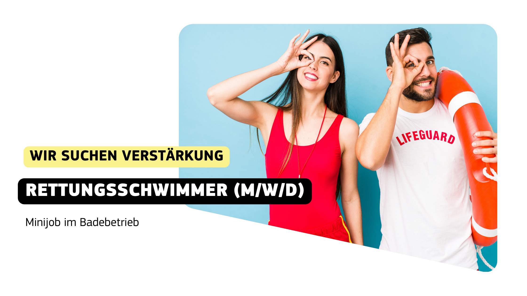 Wir suchen Verstärkung - Rettungsschwimmer (m/w/d) - Minijob im Badebetrieb
